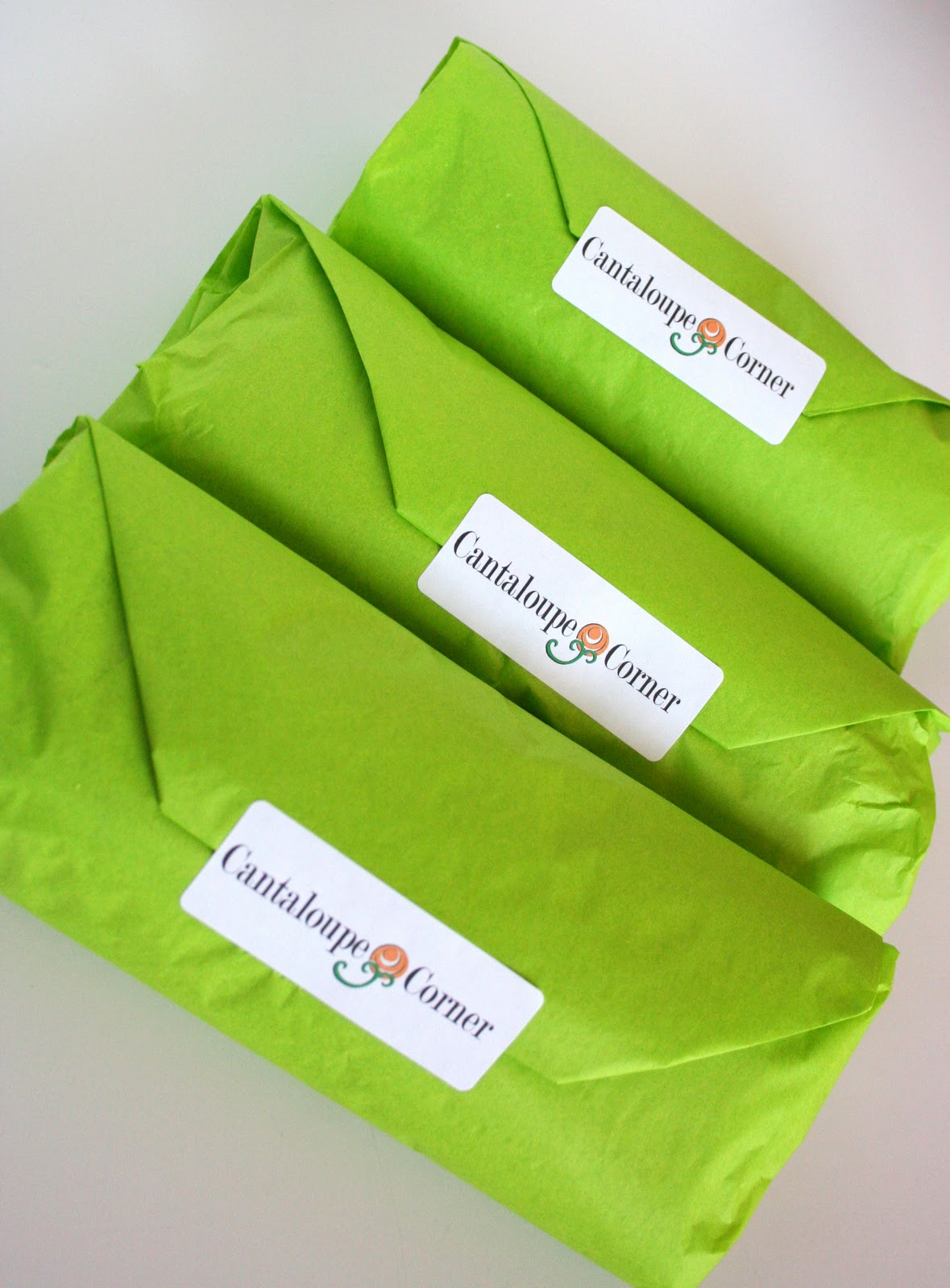 Cantaloupe Corner Cute Packaging Ideas and green burritos