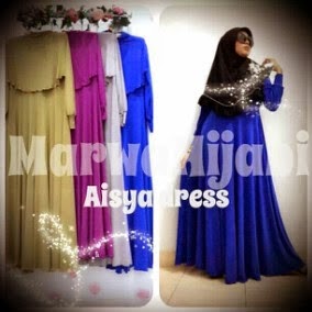Gamis Jersey Busui Layer Aspen | azzahidahcollections.com