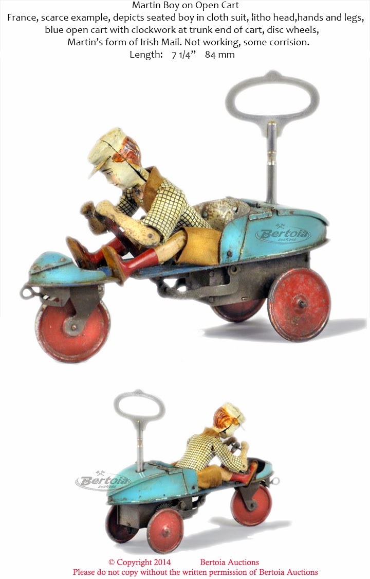 Old Antique Toys Irish Mail Tin Toys