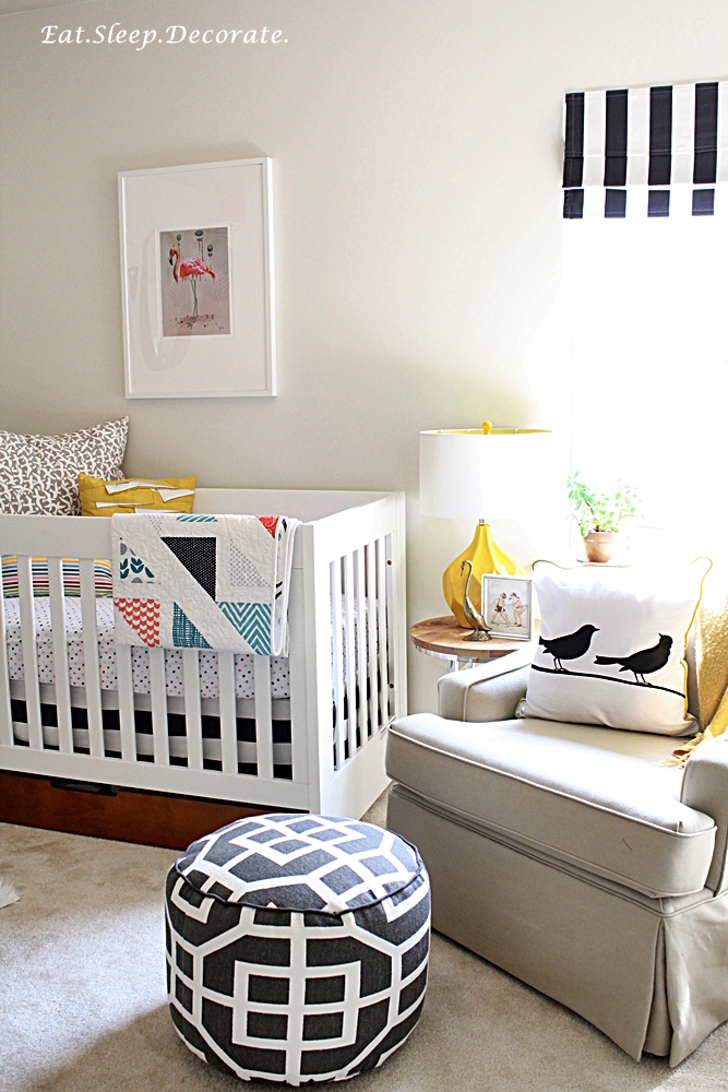 Eat. Sleep. Decorate. {Twins} Neutral Nursery Reveal