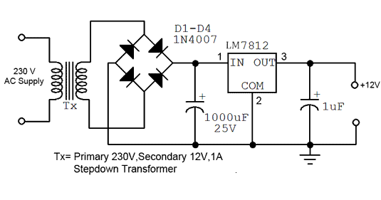 Wiring Panel Simple 12v Fixed Voltage Power Supply