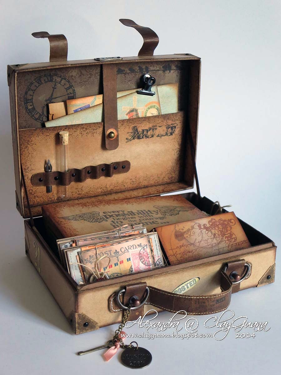 *ClayGuana Vintage Suitcase