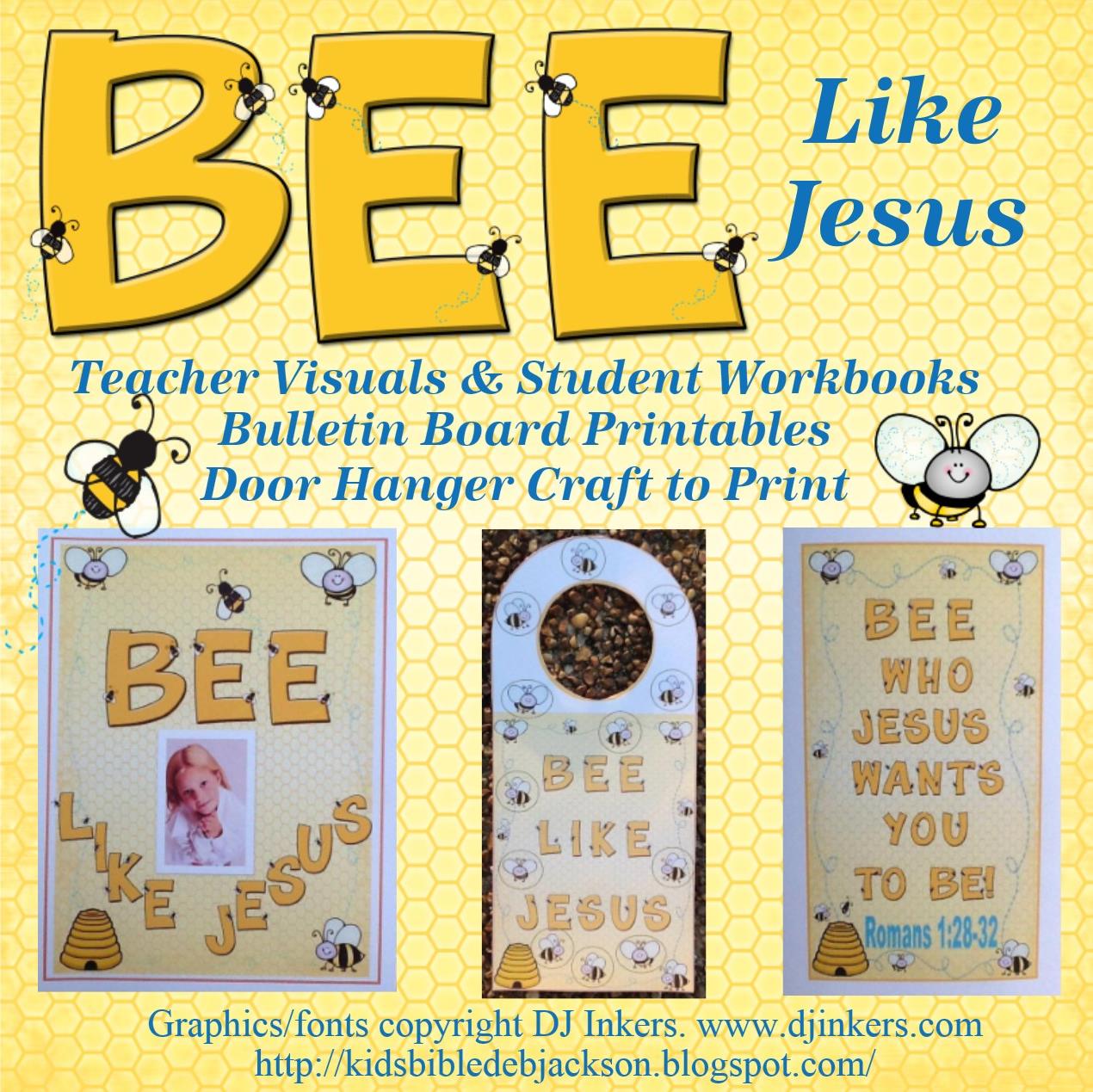 Bible Fun For Kids Romans Bee Who Jesus Wants You to Bee