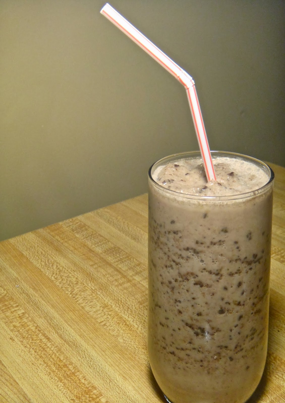 Almond Milk Chocolate Chip Slushie