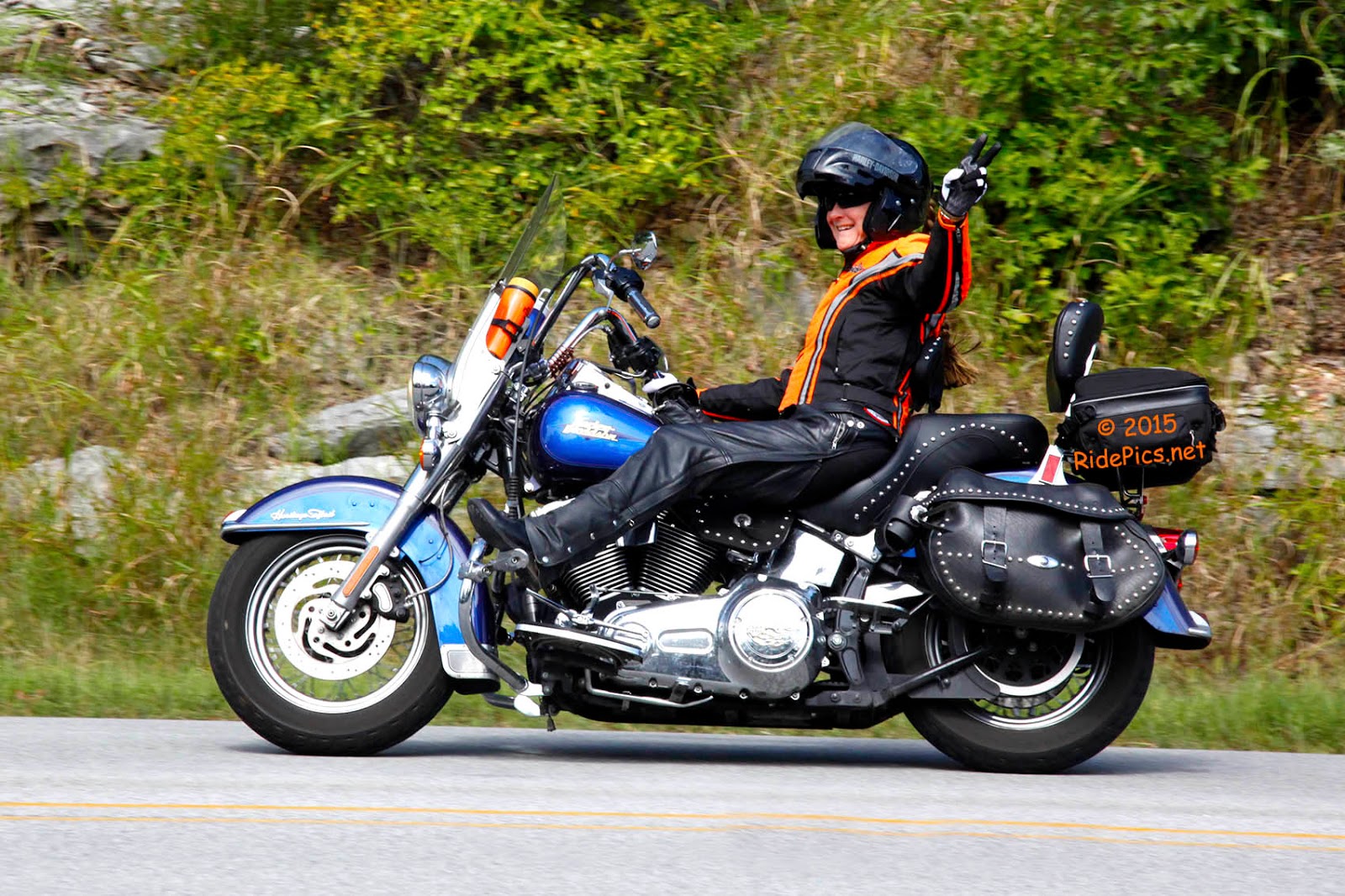 During Bikes, Blues and BBQ 2015.