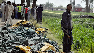 hot air balloon explodes in Egypt