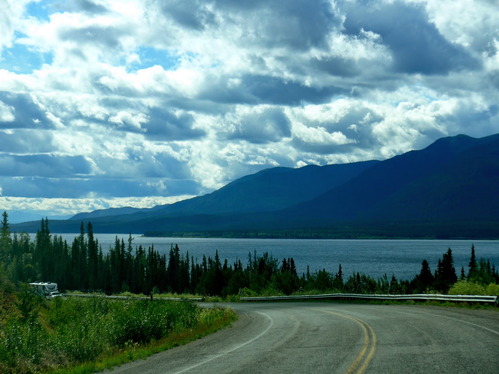 Marsh Lake, Yukon, Canada.