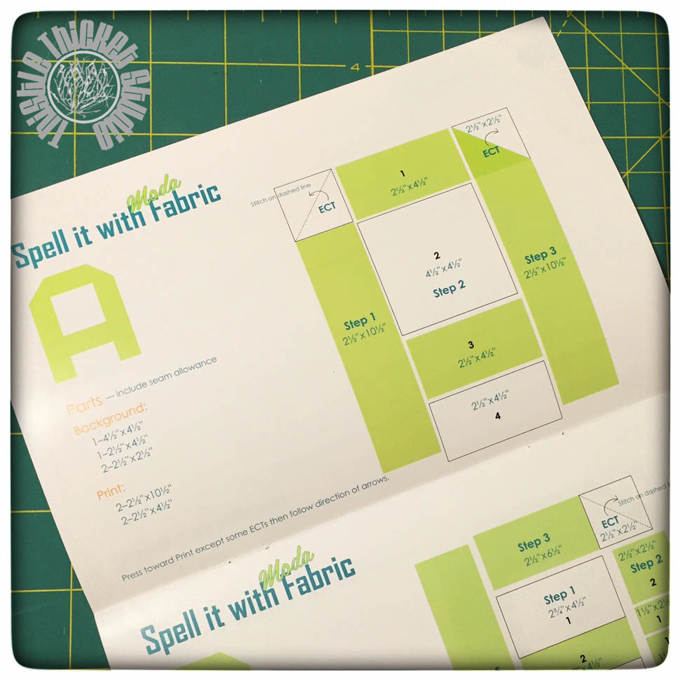 Quilting With Thistle Thicket Studio Spell It With Moda Fabric