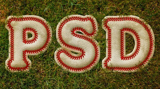 Baseball-Inspired Text Effect in Photoshop Baseball-Inspired Text Effect in Photoshop