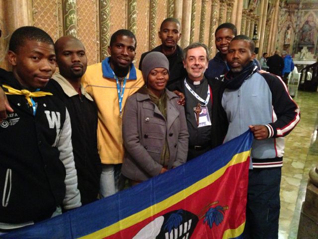 WYD: Meeting the delegation of the Diocese of Manzini (Swaziland)