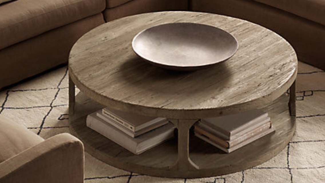 Rustic, round, timber coffee table. To buy or not to buy? Houzz AU