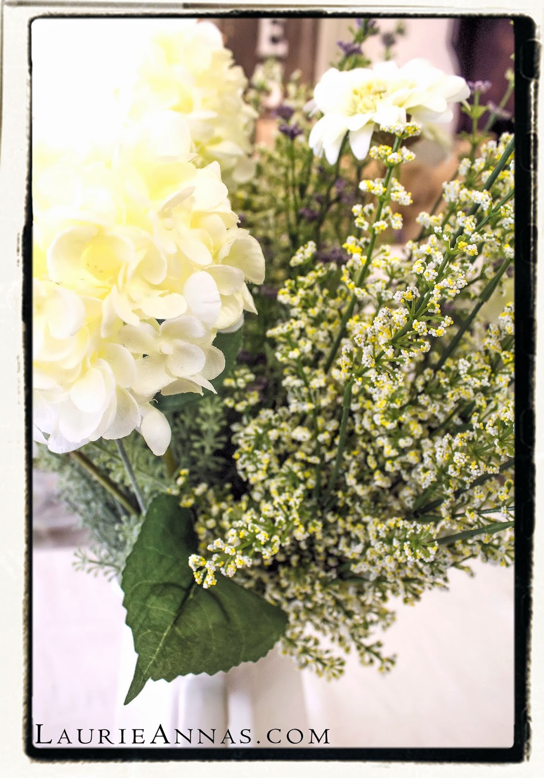 LaurieAnna's Vintage Home Silk Floral Arranging...It's easier than you