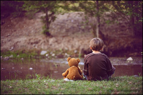 boy with teddy