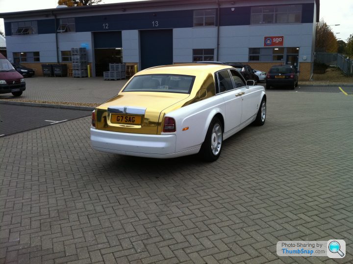 Rolls Royce Phantom Solid Gold Car 8 Million Automobile