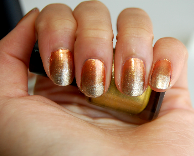 nail diy autumn ombre manicure