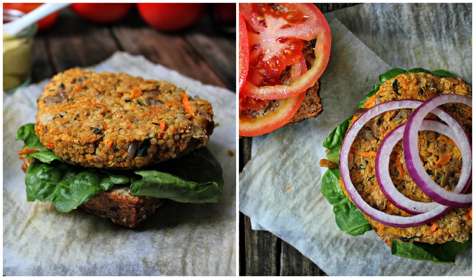 Quinoa Yam Burgers Wholehearted Eats