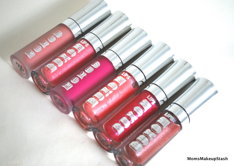 Bare Escentuals BUXOM Lips Swatches & Review Moms Makeup Stash