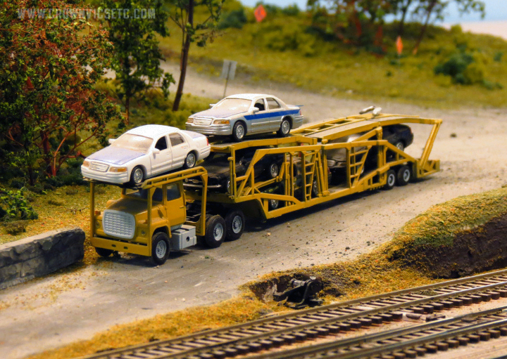 Ho scale ford auto transporter #2