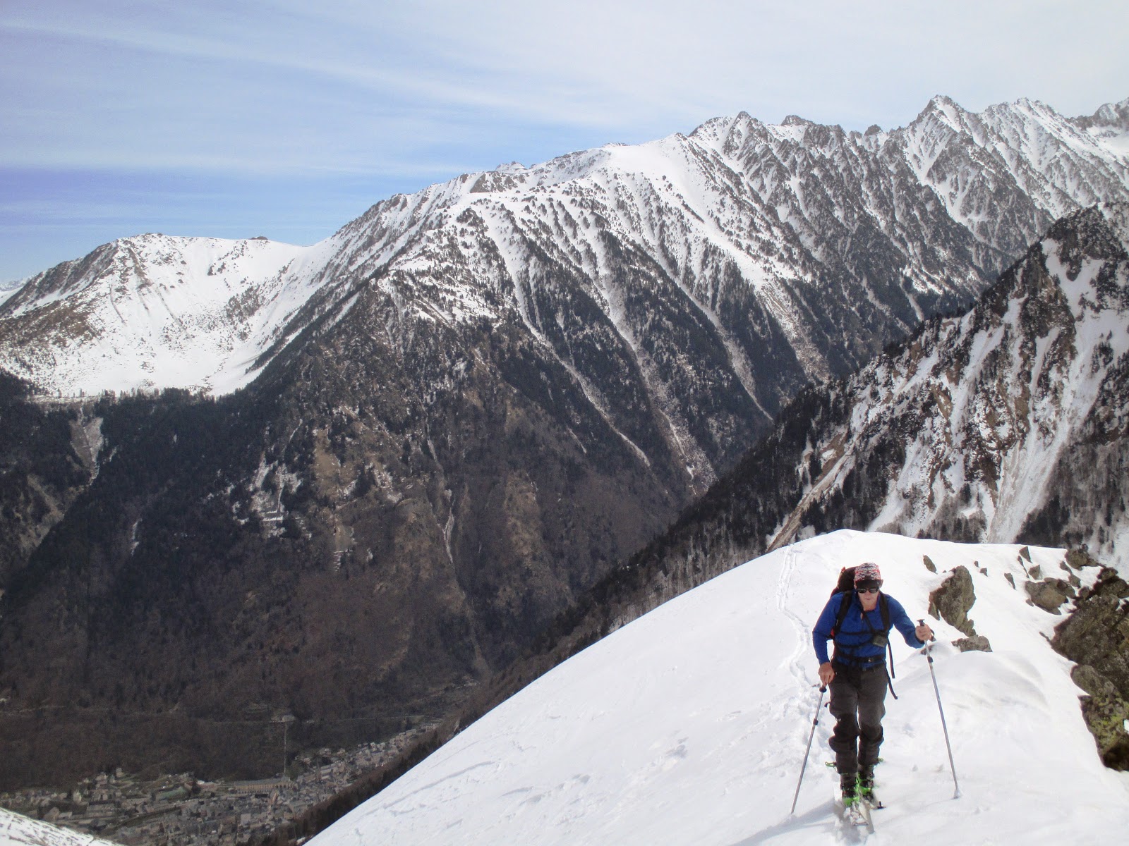 Esqui de montaña:Cauterets,Moun Ne (2724m)