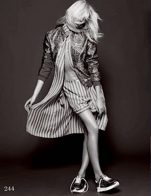 Candice Swanepoel "Elle" UK Magazine December 2013