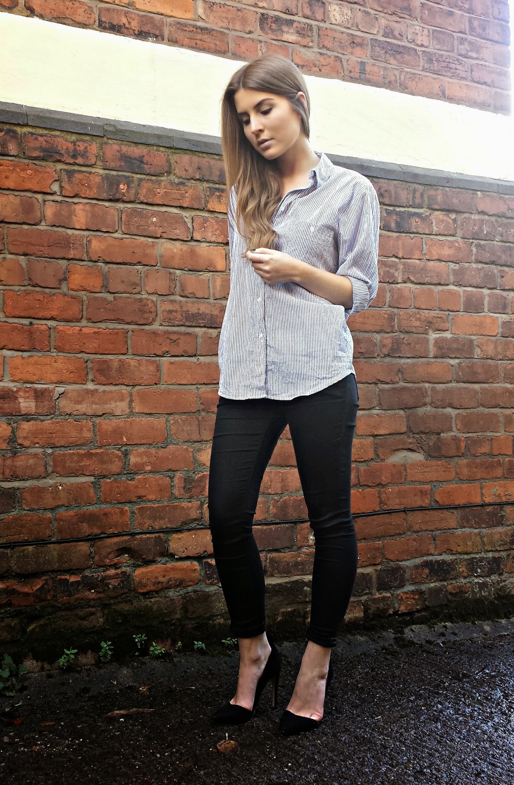 Outfit Oversized shirt with skinny jeans Style Trunk