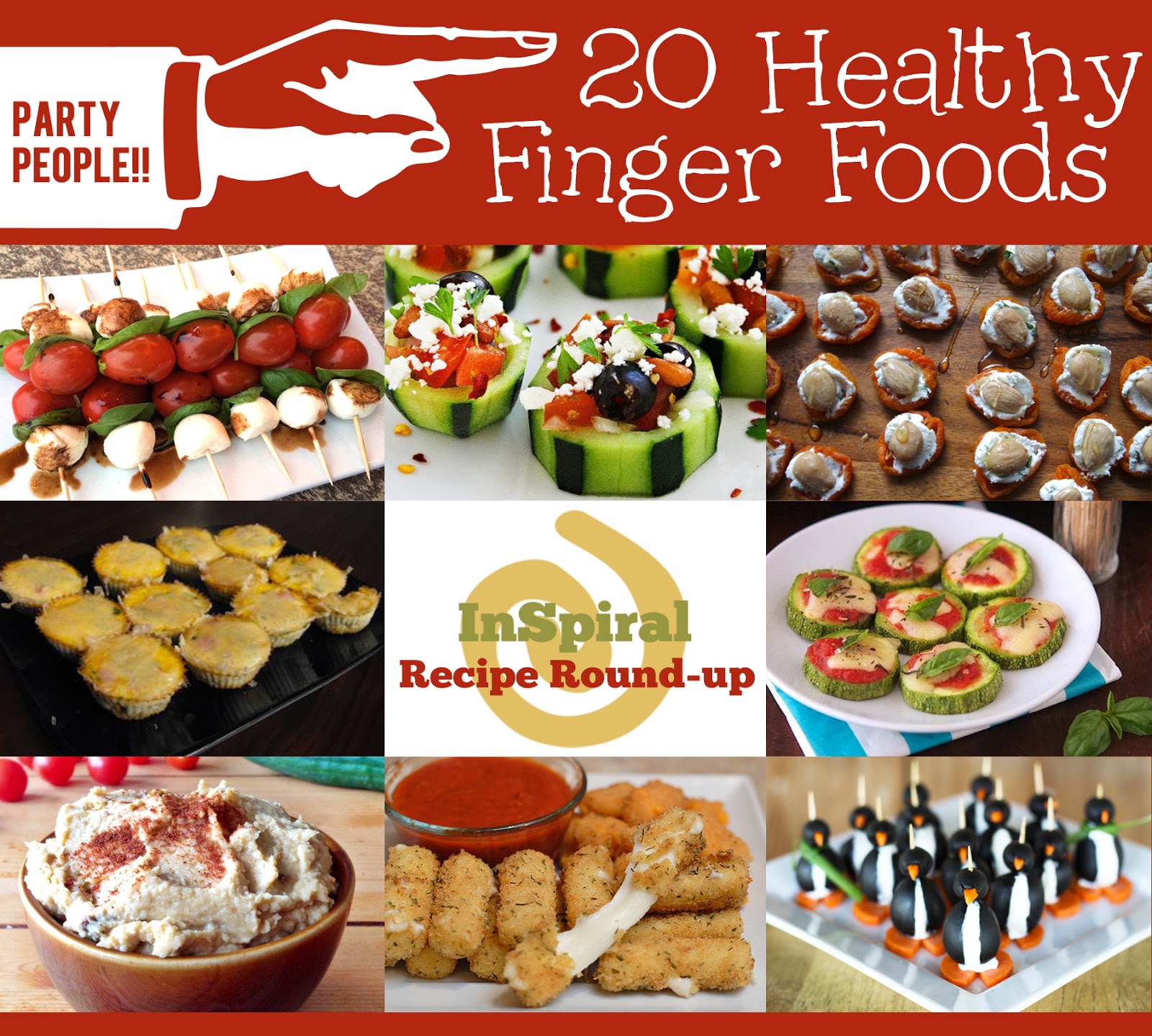 InSpiral Coaching: Healthy Party Food Recipe Round-up!
