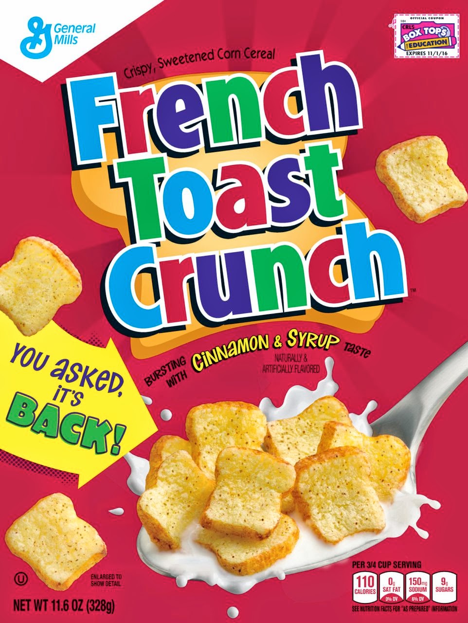 SATURDAY MORNINGS FOREVER FRENCH TOAST CRUNCH