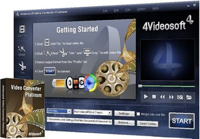 4Videosoft Video Converter Platinum 5.1.12 Portable 