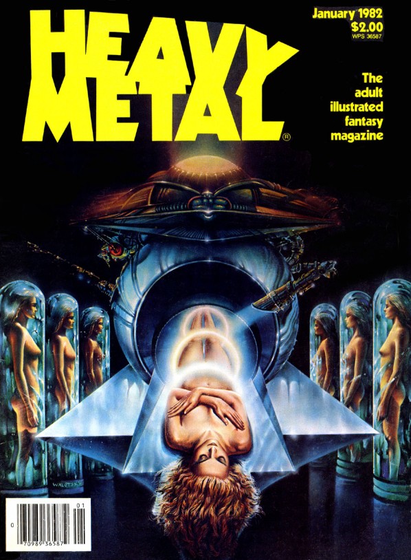 Daily Lazy Heavy Metal Magazine Covers from The 1980s