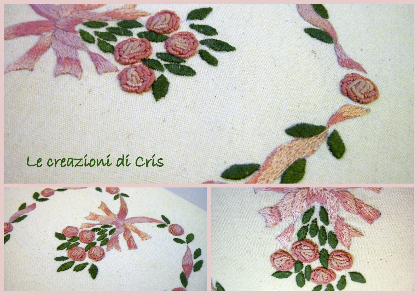 LE CREAZIONI DI CRIS di tutto un pò: UN CUORE DI ROSELLINE - Un