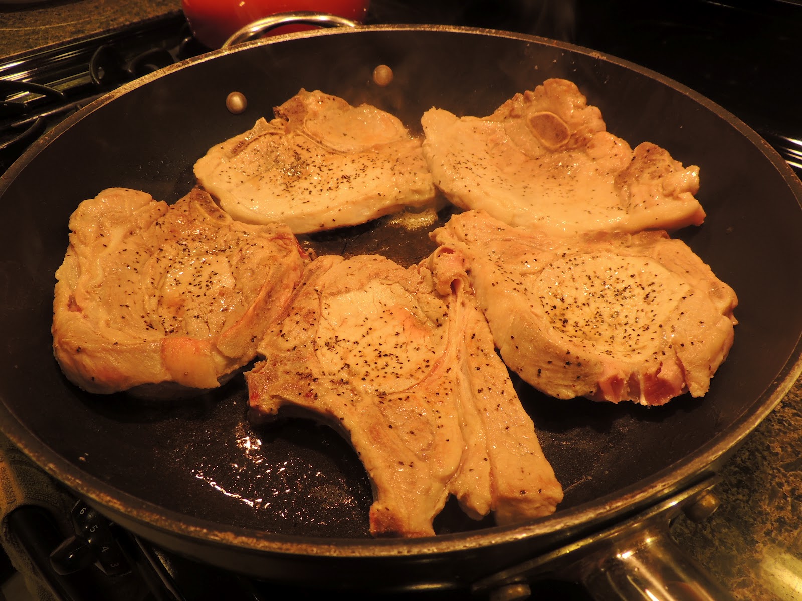 Roasted Garlic Pork Chops and Rice with Progresso Recipe Starters {Product Review} Bobbi's