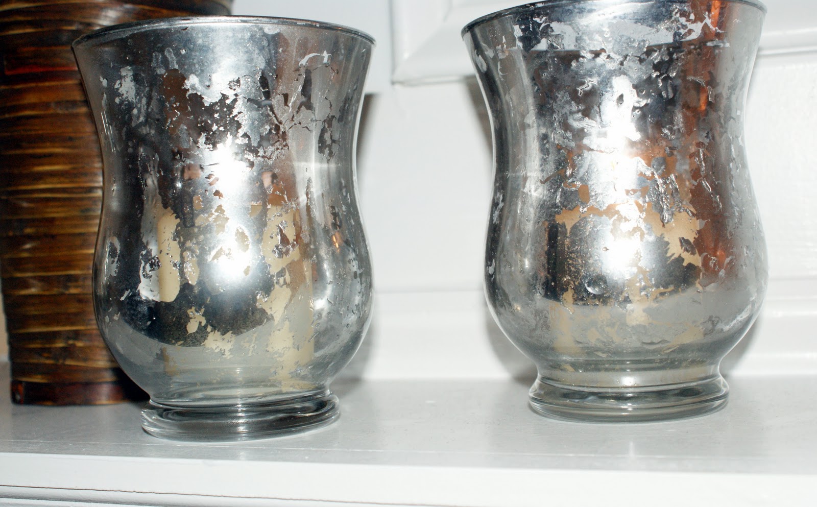 Lillys & Lollipops DIY mercury glass candle holder