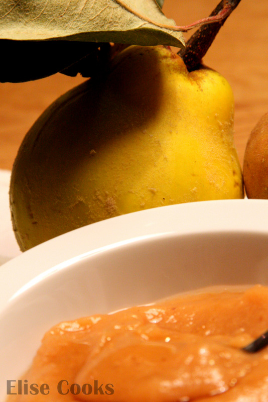 Compote aux pommes, coings et miel Elise Cooks