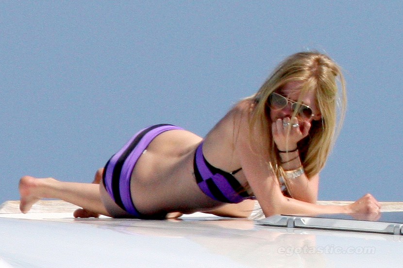 Avril Lavigne Purple Bikini Avril Lavigne Purple Bikini