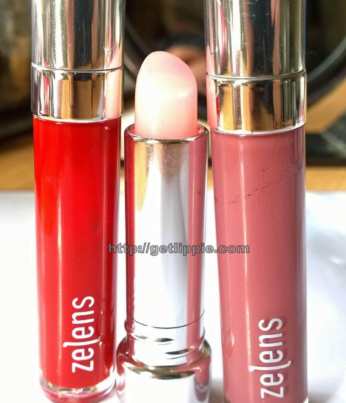 Zelens Lip Enhancer and Lip Glaze in Rouge and Nude Get Lippie