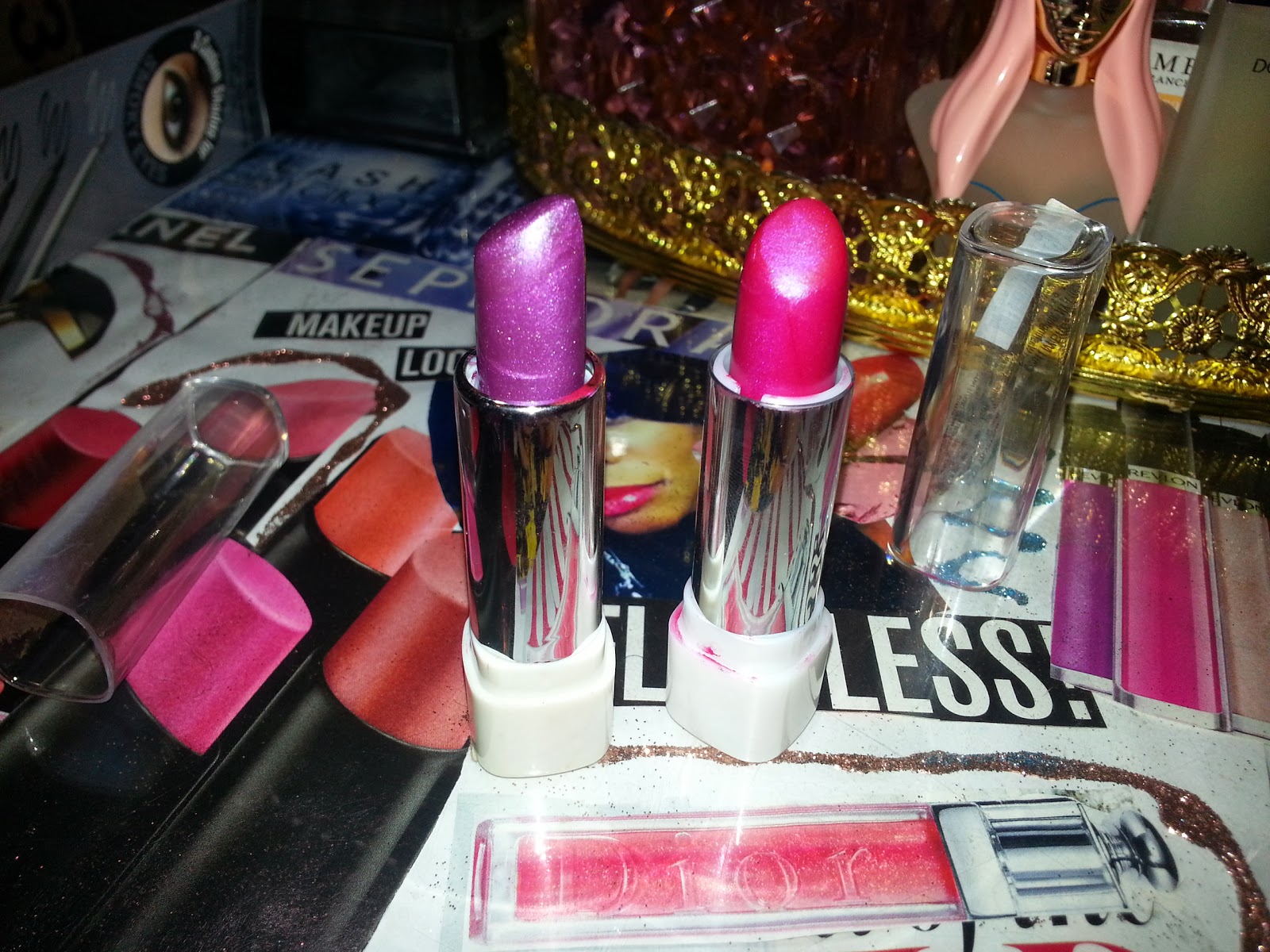 F Swatches Ruby Kisses Lipsticks