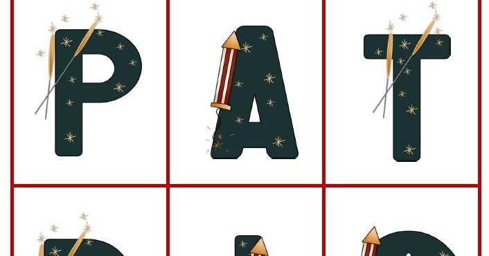 Classroom Freebies Too: Patriotic Letters