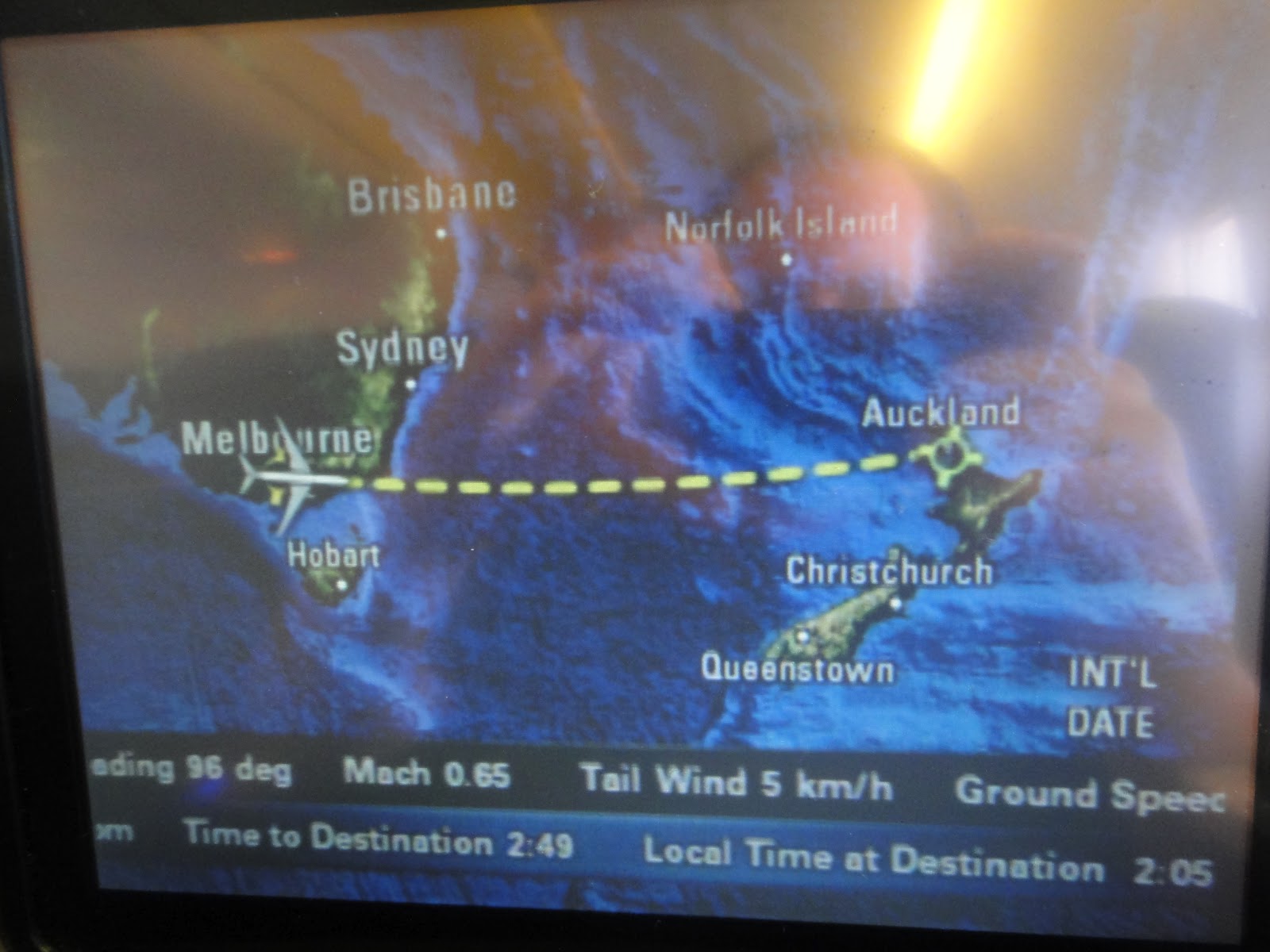 Air New Zealand Business Melbourne to Auckland B777200ER