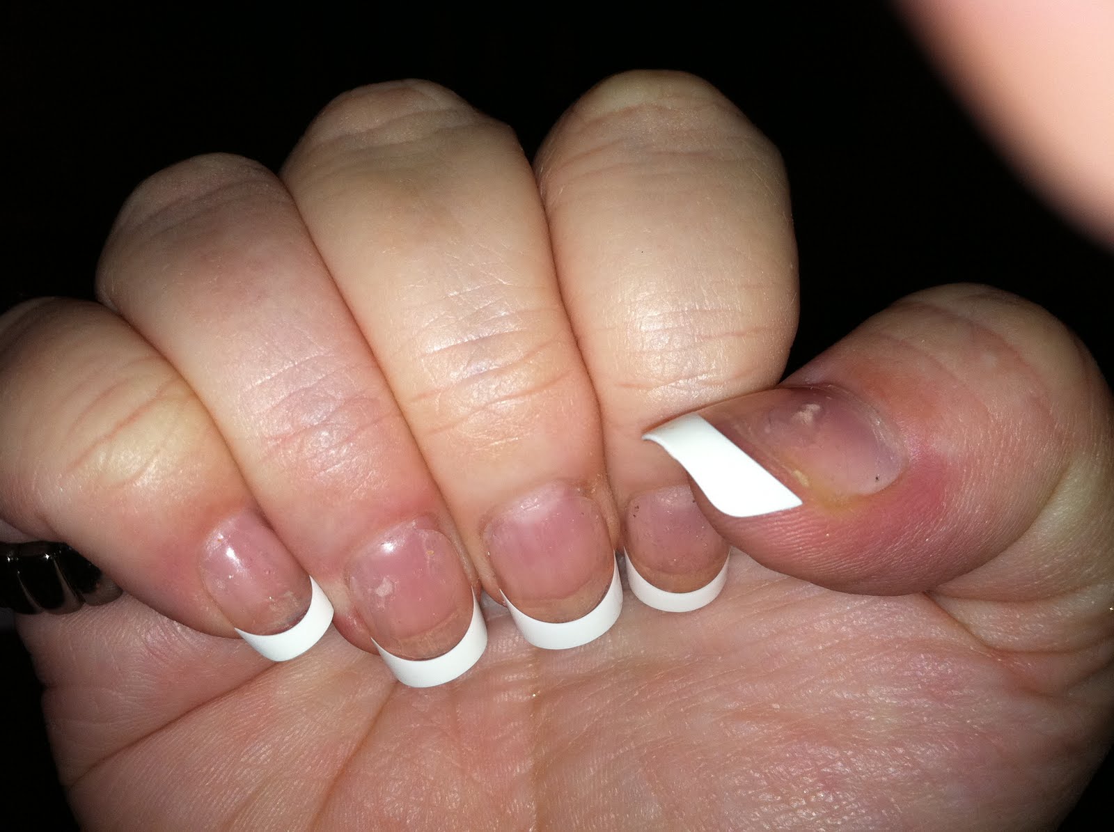 French Tipped Nails