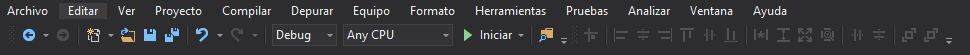 Barra Menu-herramientas