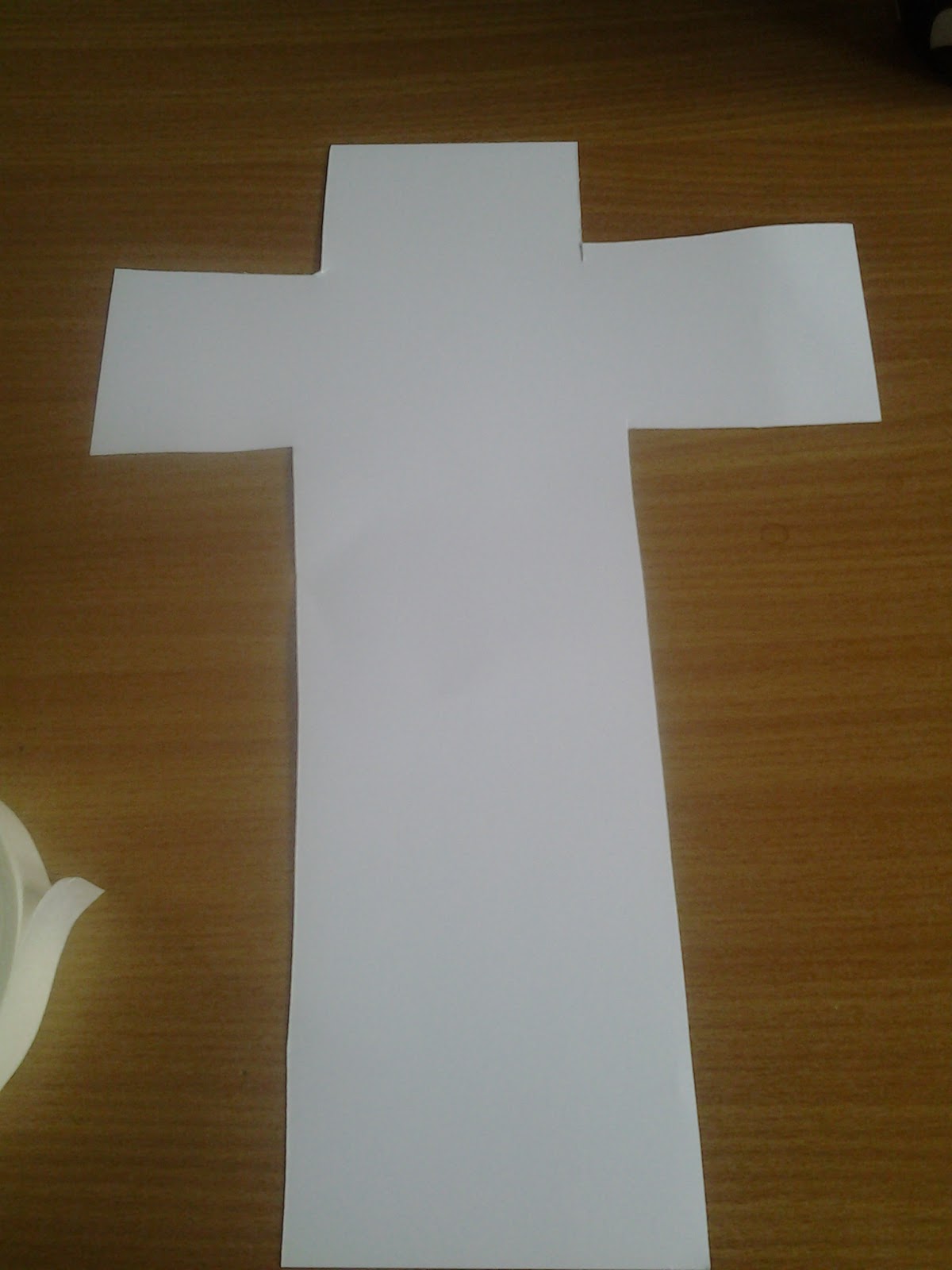 Flame Creative Children's Ministry Messy Easter Crafts Tape Resist Cross