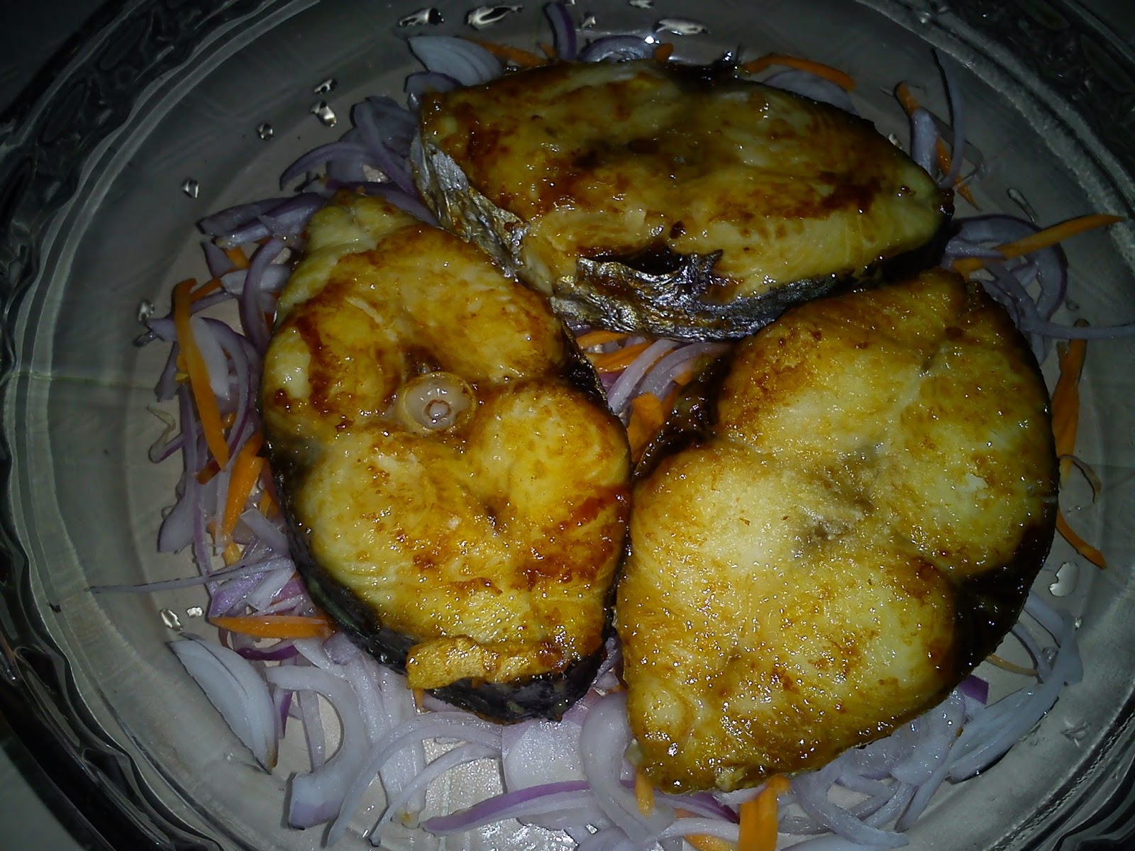 Cooking Pleasure FRIED MACKEREL SLICES IN BBQ SAUCE