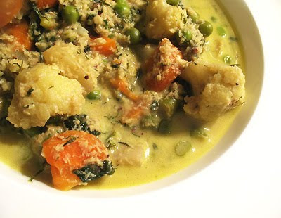 mixed vegetable coconut curry