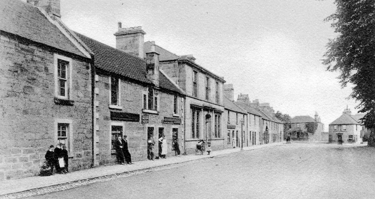 Tour Scotland Photographs Old Photograph Bank Street Mid Calder Scotland