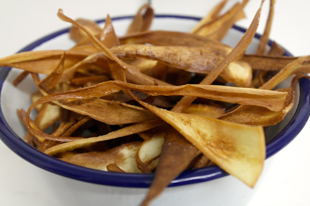 Parsnip crisps by What Laura did Next