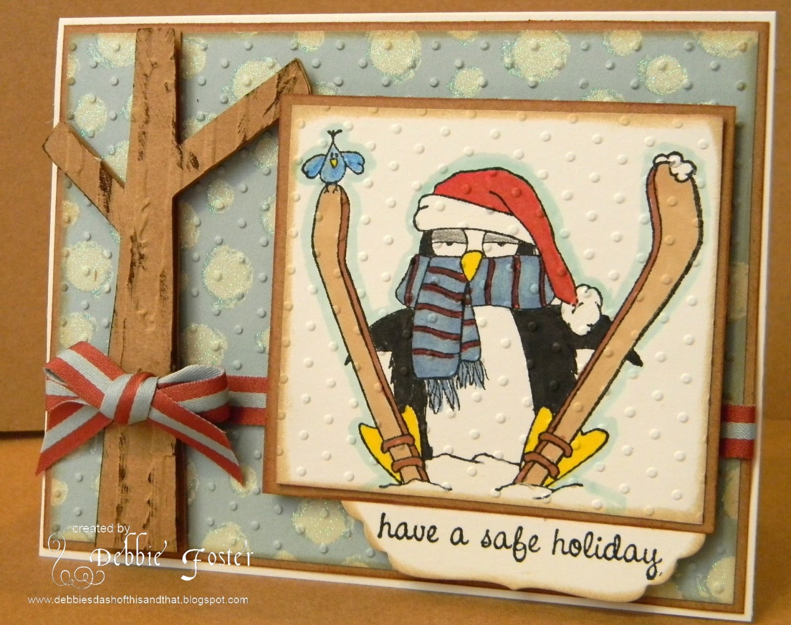 Debbie's Dash of This and That: Fun Christmas card