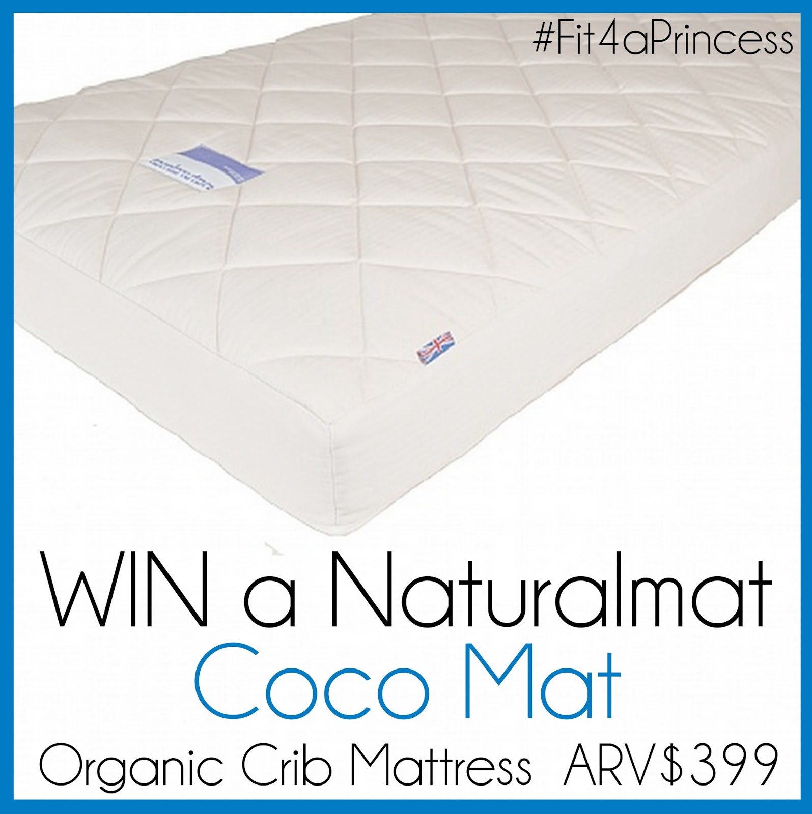 Naturalmat Coco Mat Organic Crib Mattress Giveaway! Fit4aPrincess
