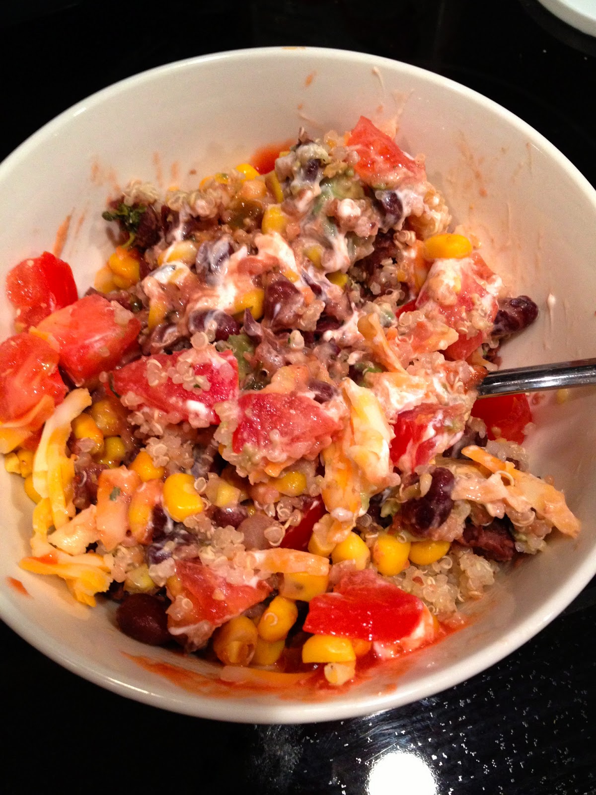 Confessions of a Health Queen Quinoa Black Bean Burrito Bowl