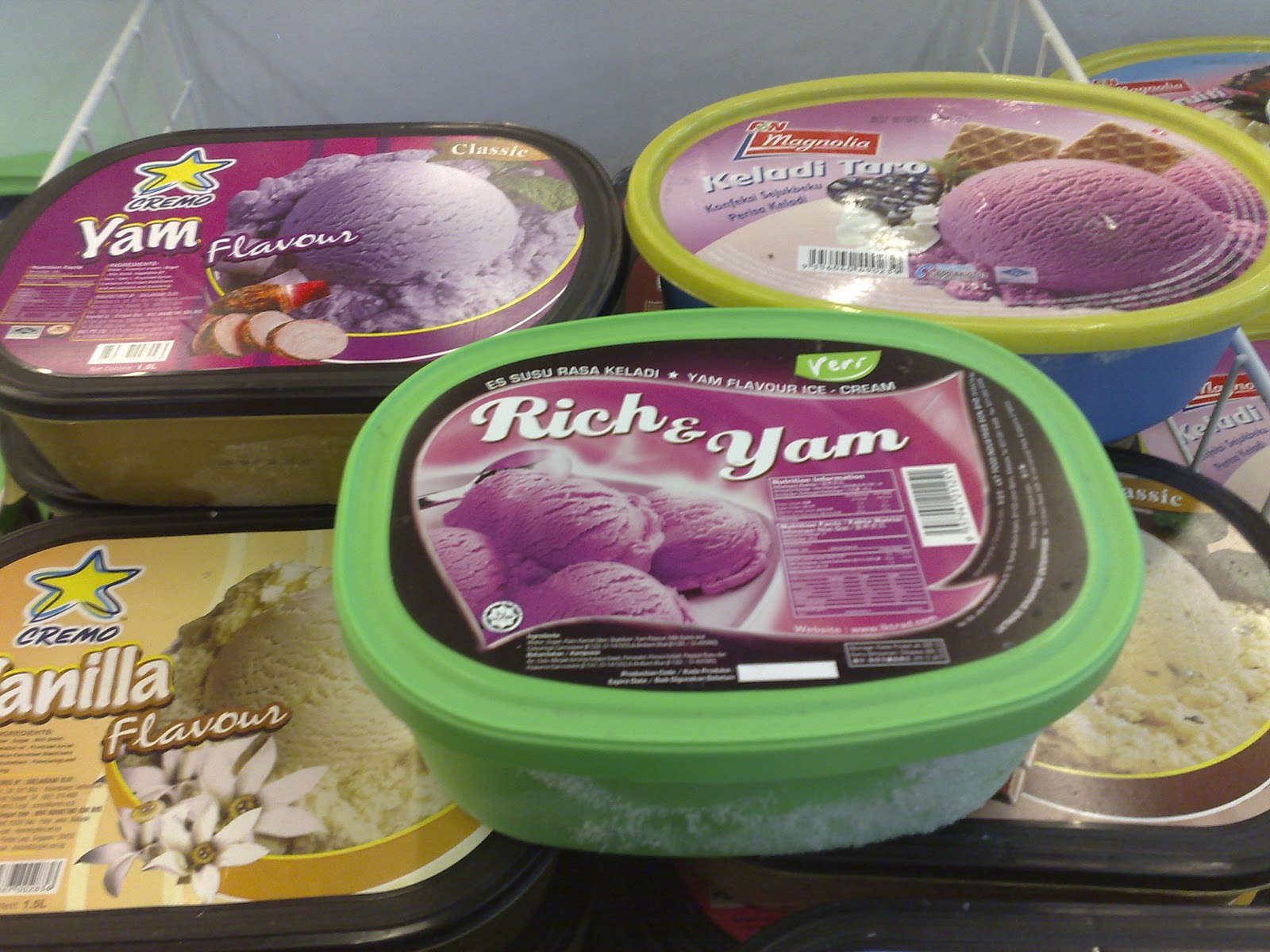 TARO ICE CREAM I was gonna shock you with this one. Melanesian Crusader