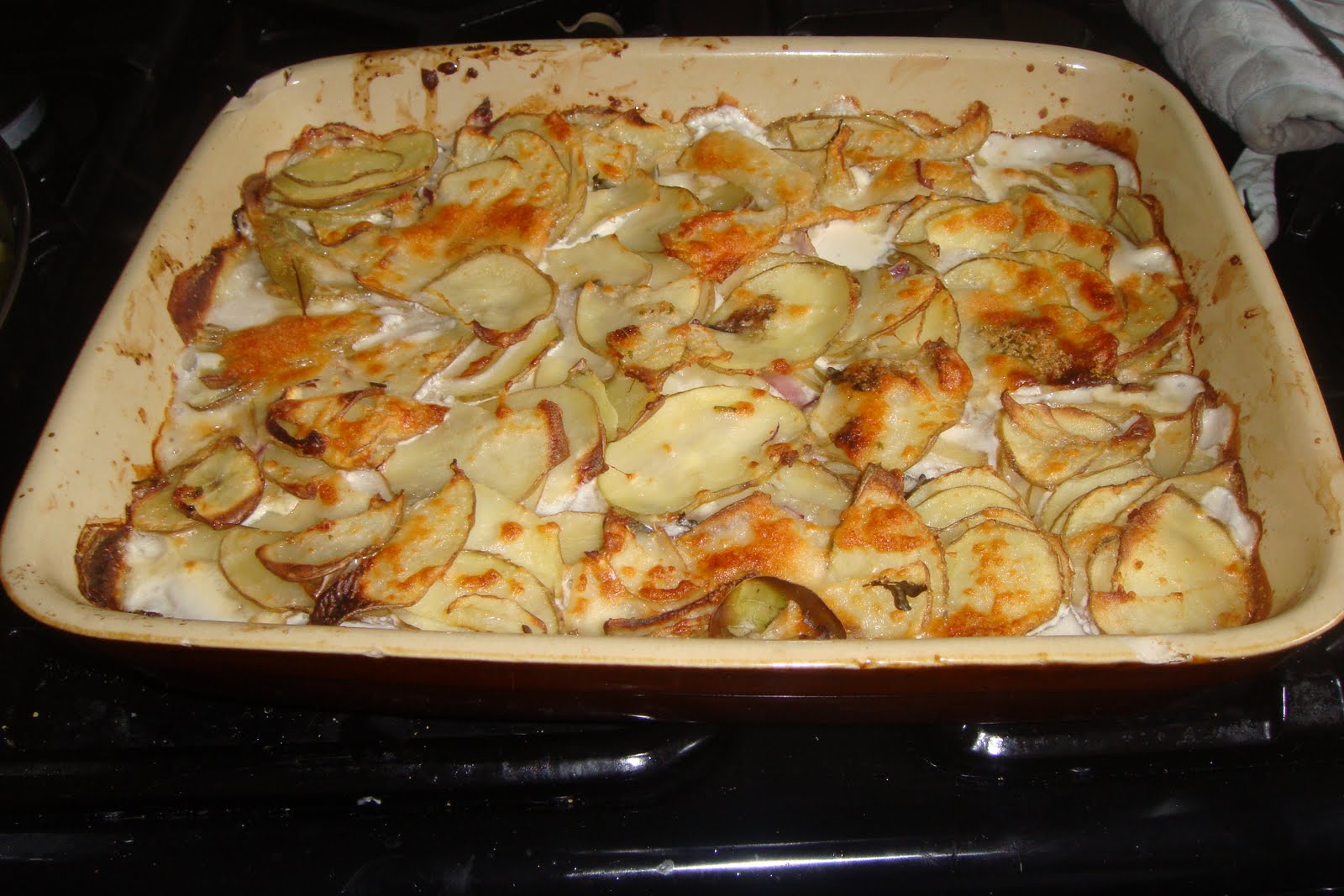 MummyLark Jamie's Mustard Chicken with Dauphinoise potatoes